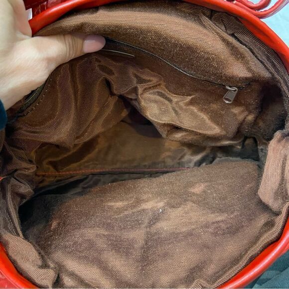 RARE‎ Vintage San Marco Brand Genuine Leather Large Handbag - Picture 12 of 15